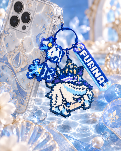 Furina Pixel Bead Keychain — gallery image 2; merchant supplied image.