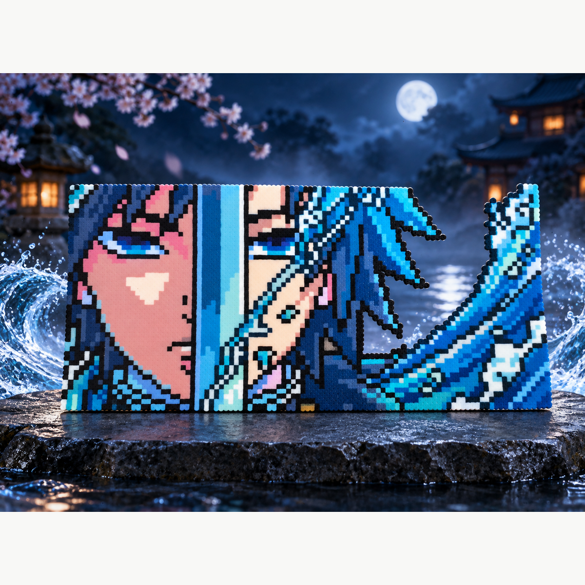 Giyu Tomioka Pixel Gaze — complete styled cover