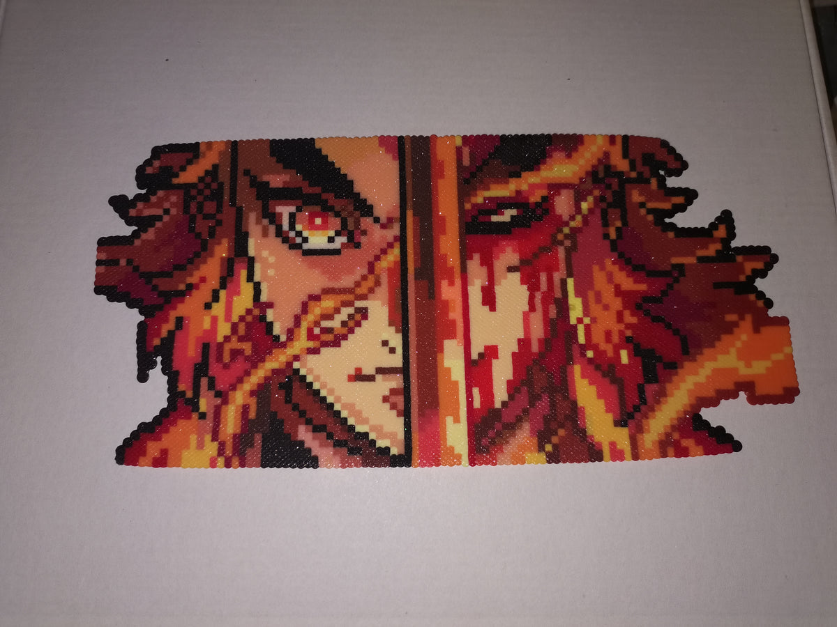 Kyojuro Rengoku Pixel Gaze — actual product photograph